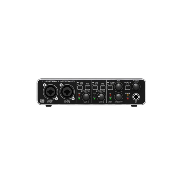 Audio Interface Usb - Harici Ses Kartı Kayıt Cihazı 2x4,24-Bit/192