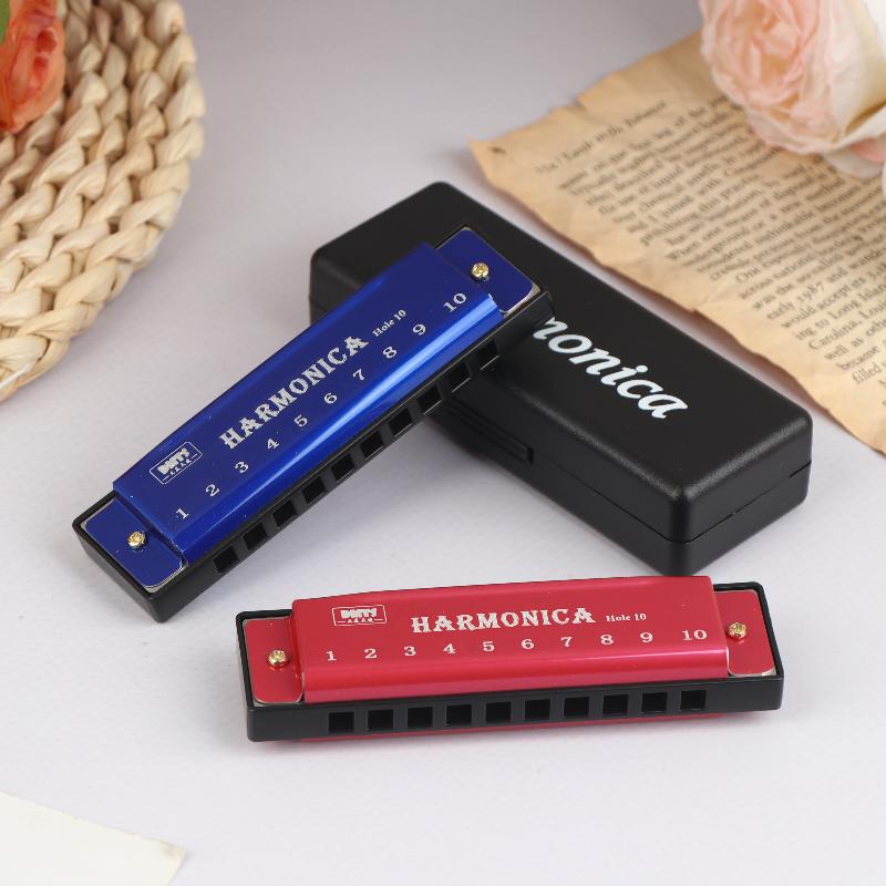 Harmonica 10 Hole - Harmonika C Anahtarı 10 Delikli Diatonik