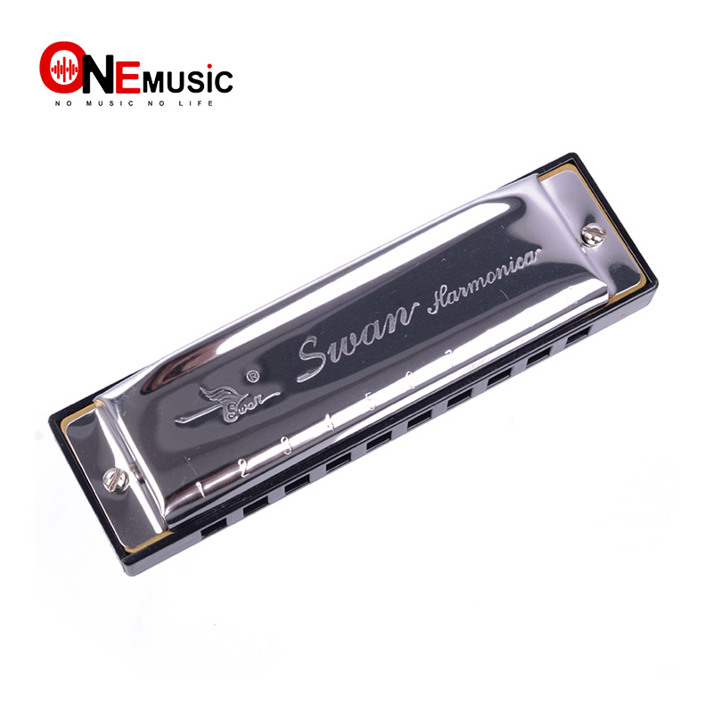 Harmonica 10 Hole - Kuğu armonika BLUES SW1020-1 10 delik