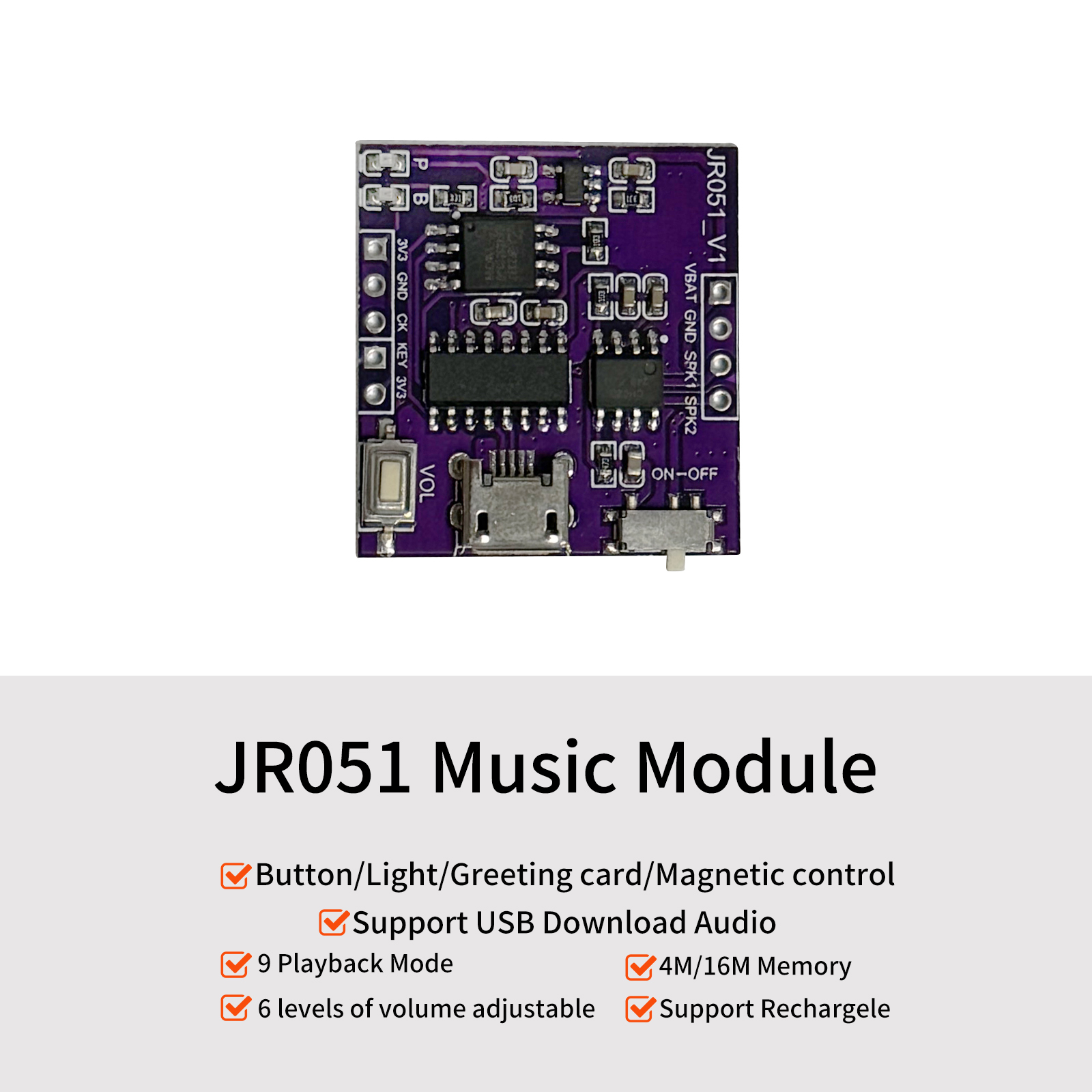 Audio Music Free Download - Müzik ses modülü USB indir dahili
