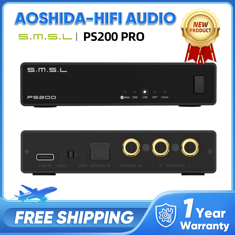 Music Audio Pro - SMSL PS200 PRO DAC Çok Fonksiyonlu