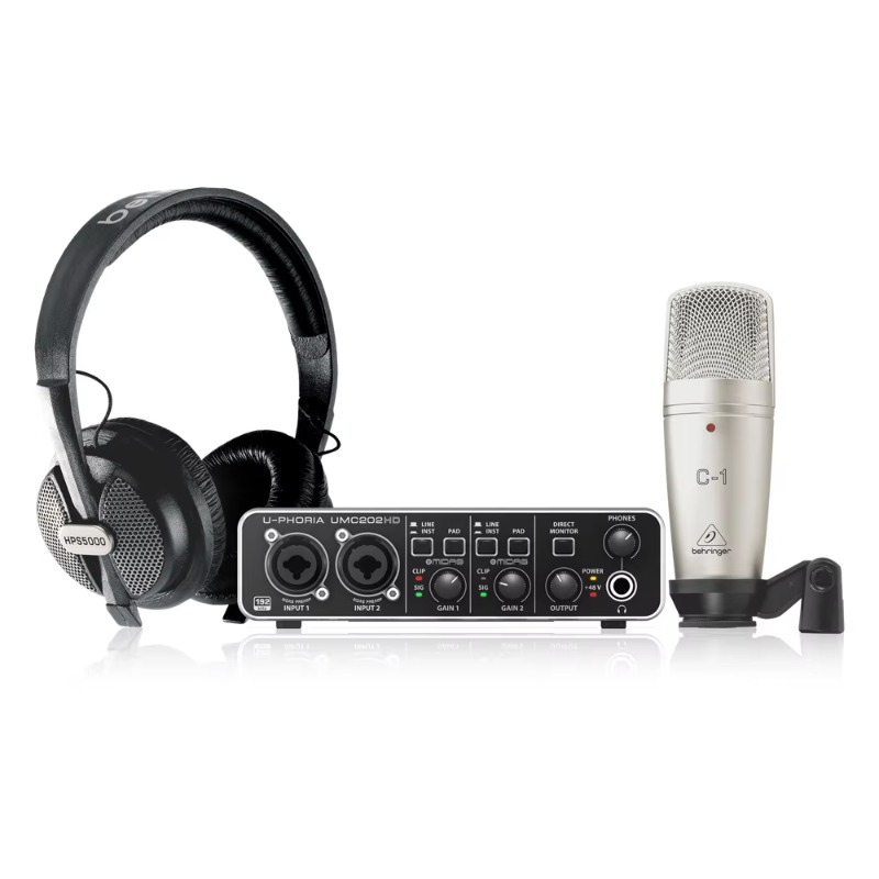 Music Audio Pro - Behringer U-Phoria Studio Pro Kayıt Paketi