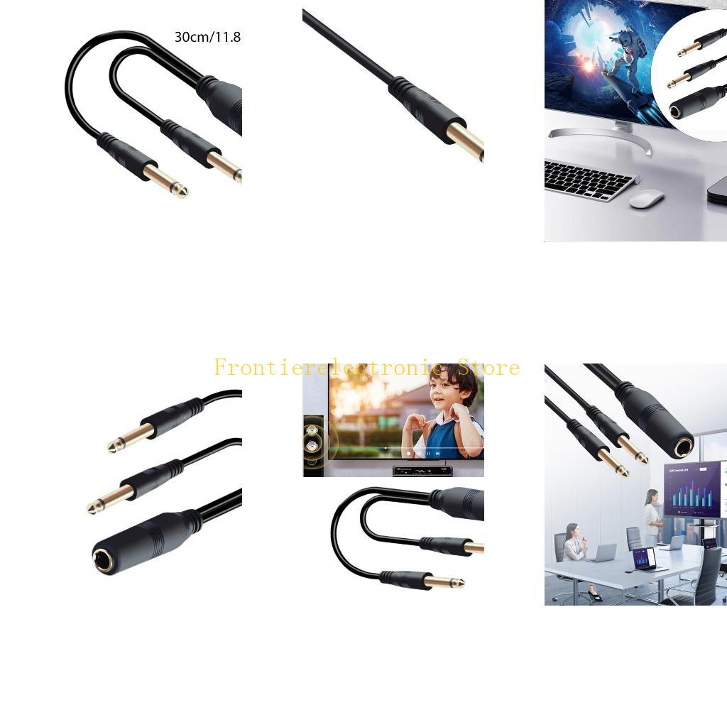 Audio And Music Splitter - G8DB 2x 1/4 inç 6.35mm 6.35mm