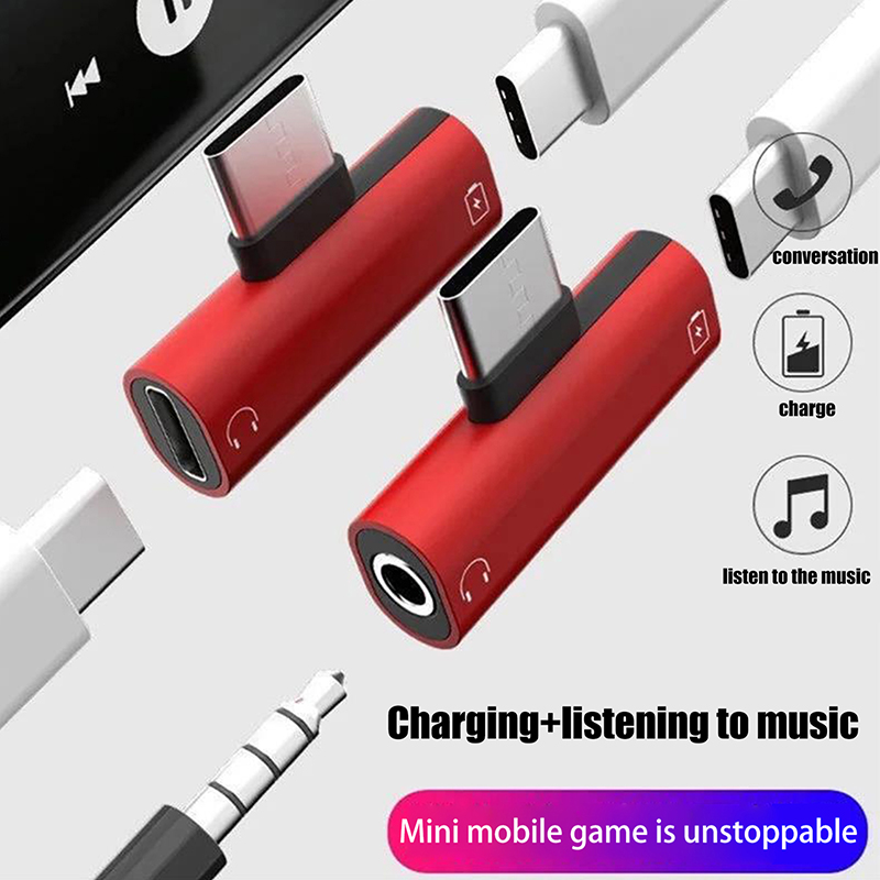 Audio And Music Splitter - USB Type-C - 3,5 Mm Kulaklık