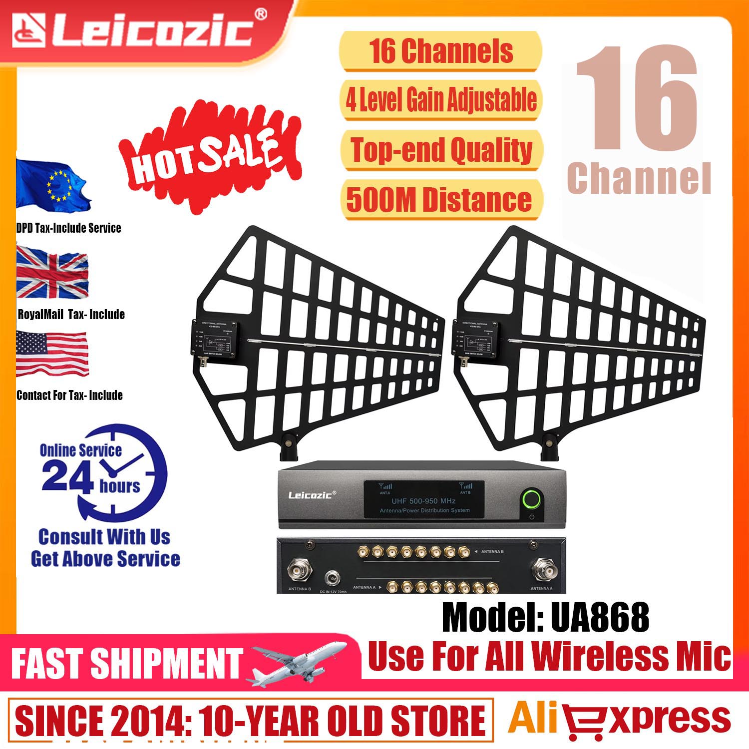 Audio And Music Splitter - Leicozic 8 kanal anten dağıtım sistemi