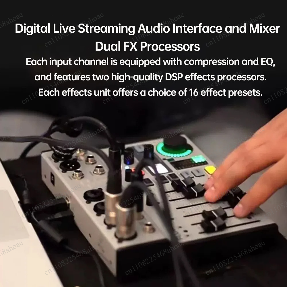 Audio Interface Usb - 8 Kanallı Taşınabilir Dijital Ses Mikseri,