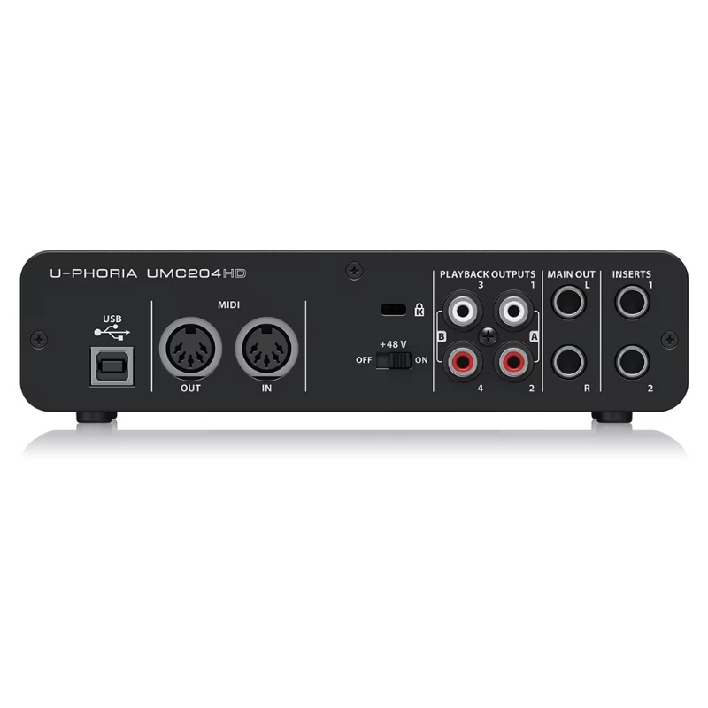 Behringer UMC204HD 2 Giriş/4 Ç - Audio Interface Usb incelemesi ve fiyatı