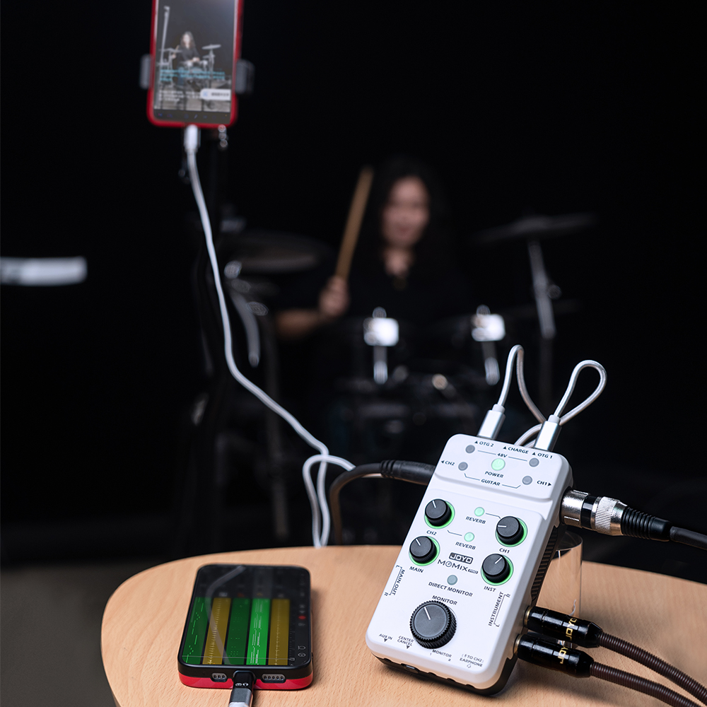 JOYO Ses Mikseri MOMIX PRO Mik - Music Audio Pro incelemesi ve fiyatı