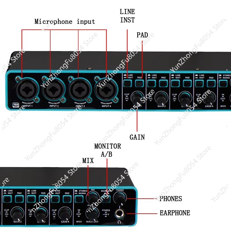 Profesyonel 3. Nesil 4x4 USB B - Audio Interface Usb incelemesi ve fiyatı