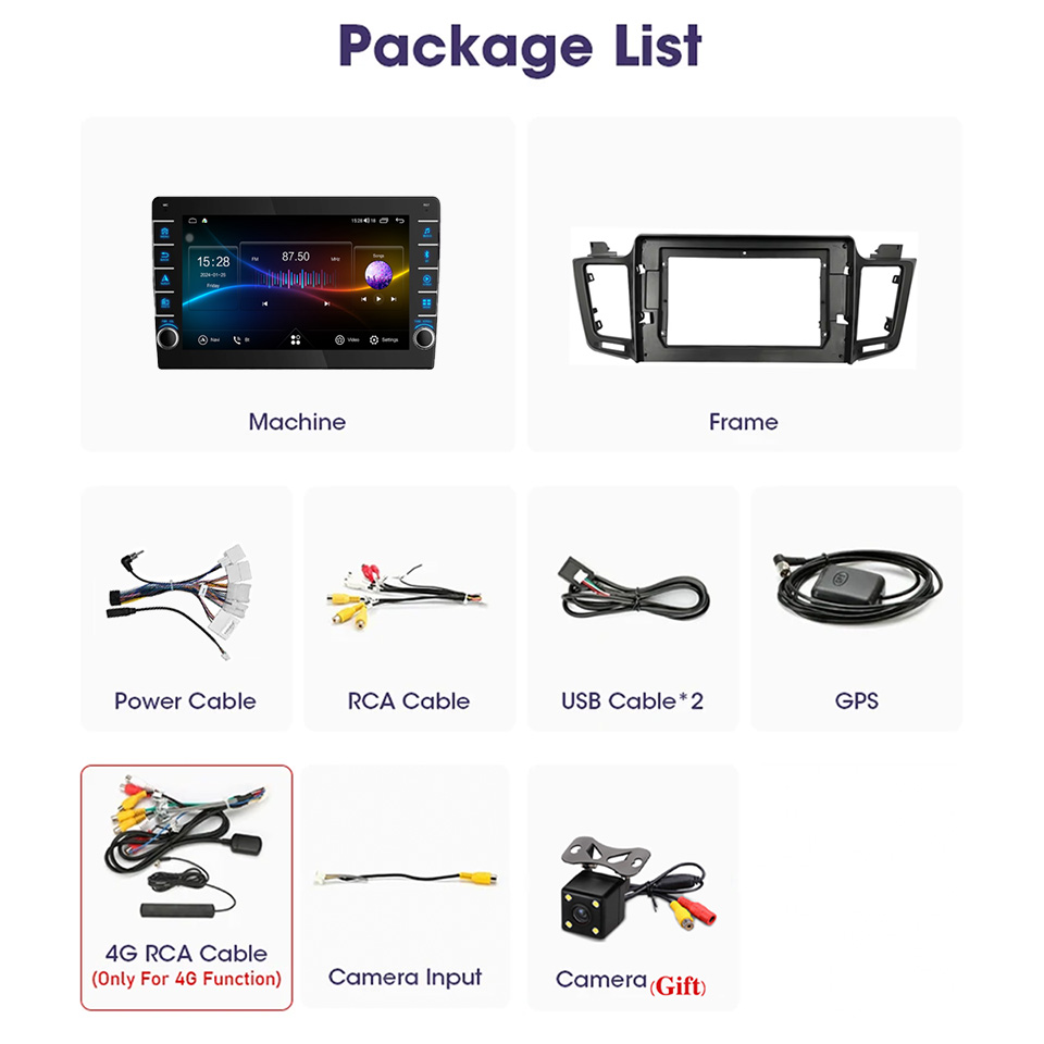 Toyota RAV4 2012-2018 için Ara - Audio Music Player Pc incelemesi ve fiyatı