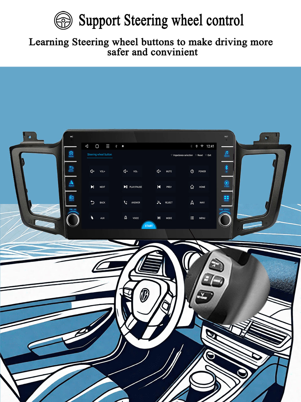Toyota RAV4 2012-2018 için Ara - Audio Music Player Pc incelemesi ve fiyatı