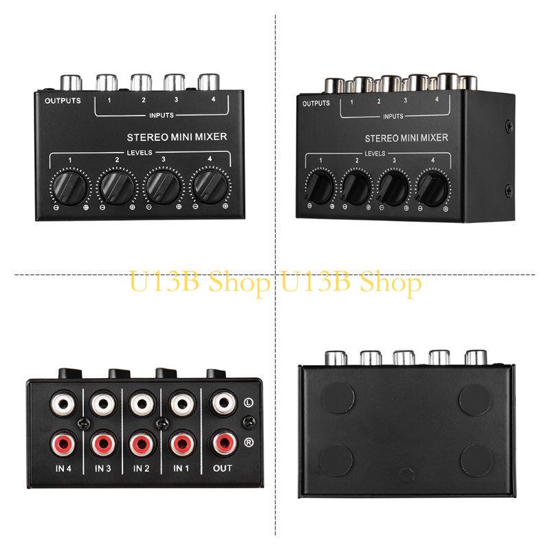 U13B 4 Kanallı Pasif Mikser Kü - Audio And Music Splitter incelemesi ve fiyatı