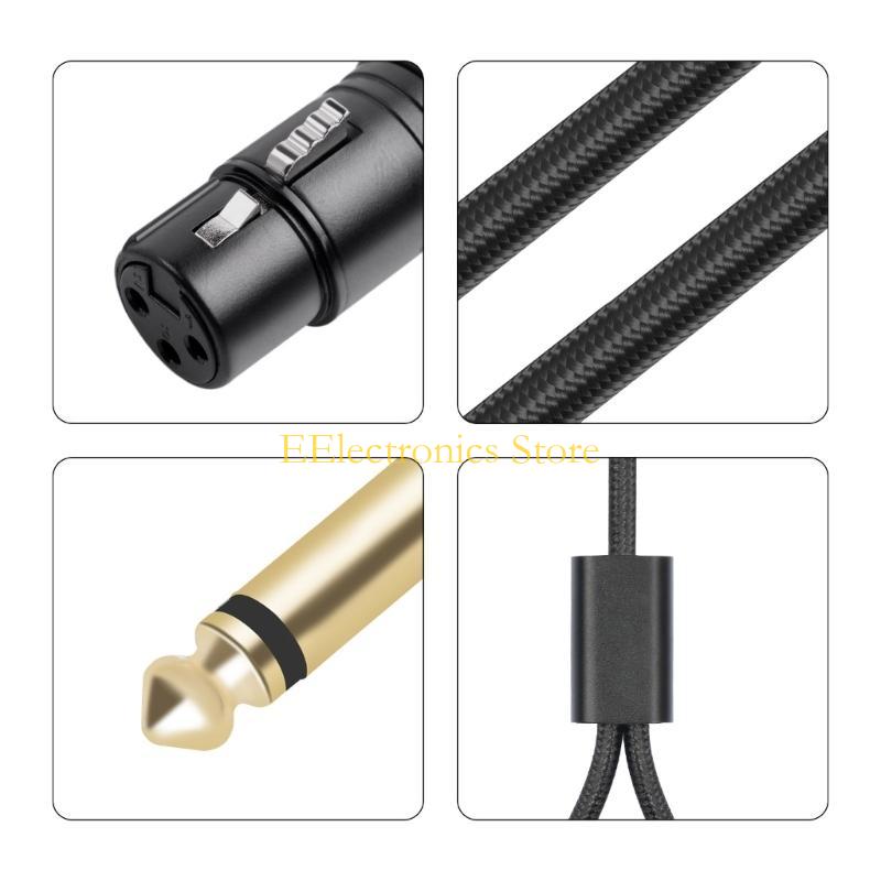 B03C Dişi 3Pin 6.35mm 1/4 