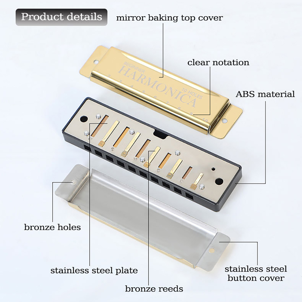10 Delikli C Harmonika Blues H - Harmonica 10 Hole incelemesi ve fiyatı