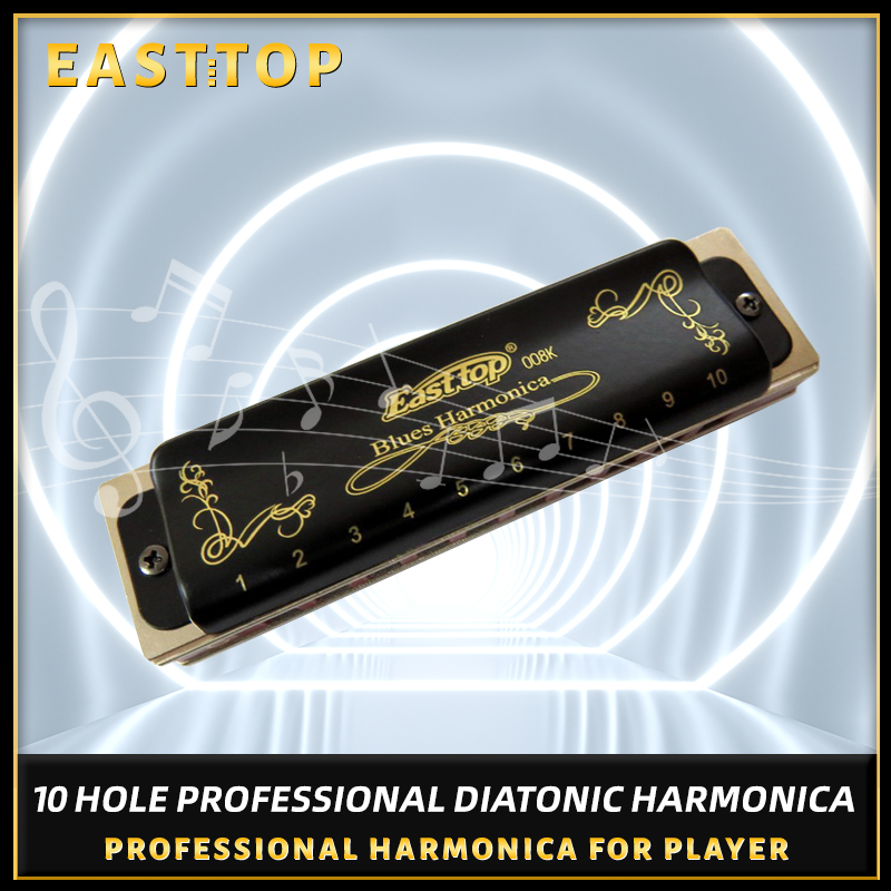 EASTTOP blues arpa ağız organı - Harmonica 10 Hole incelemesi ve fiyatı