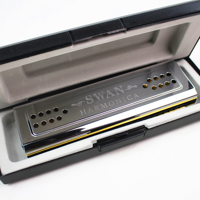 Her iki tarafın kuğu armonika  - Harmonica 10 Hole incelemesi ve fiyatı