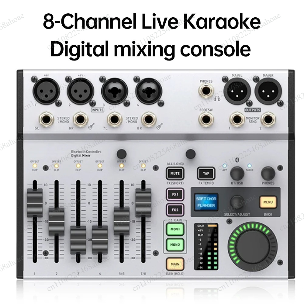 8 Kanallı Taşınabilir Dijital  - Audio Interface Usb incelemesi ve fiyatı
